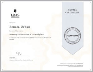 Diversity and Inclusion Course Certificate